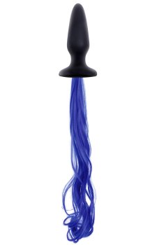 Anální kolík jednorožec, modrý – Anální kolíky s ocáskem