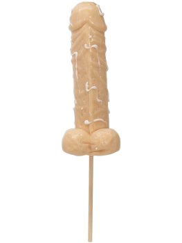 Lízátko ve tvaru penisu Cum Pops s příchutí mléčné čokolády – Erotické sladkosti