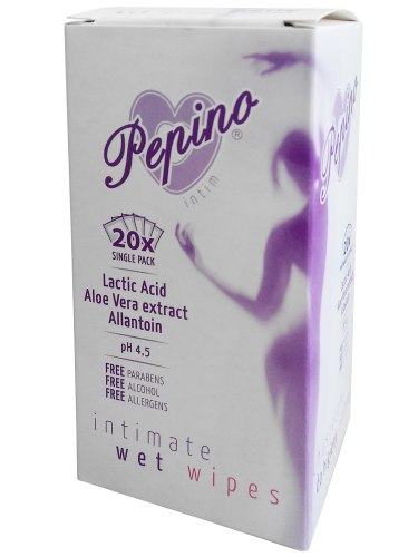 Vlhčené ubrousky pro intimní hygienu Pepino
