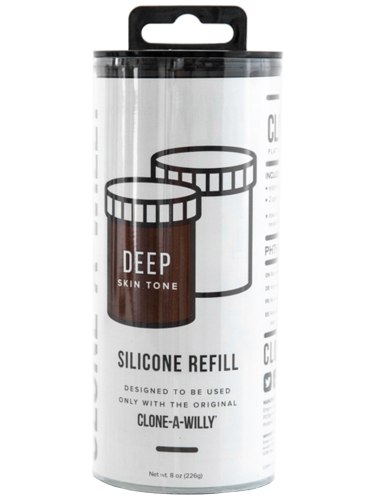 Náhradní silikon pro Clone-A-Willy, čokoládový (tmavě hnědý)