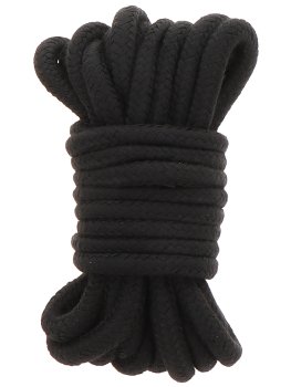 Lano na bondage Hidden Desire, 5 m (černé) – Bondage lana