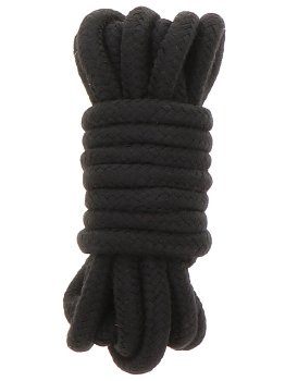 Lano na bondage Hidden Desire, 3 m (černé) – Bondage lana