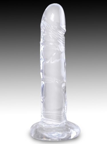 Dildo s přísavkou King Cock Clear 6"