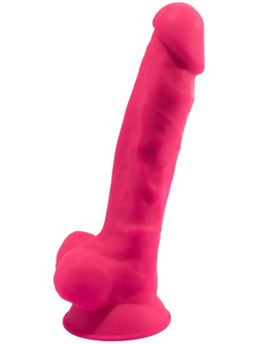 Realistické dildo z paměťového silikonu SILEXD 7" Model 1
