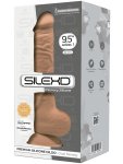 Realistické dildo z paměťového silikonu SILEXD  9,5" Model 1