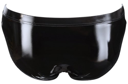 Lakované slipy s odnímatelným poklopcem Black Level