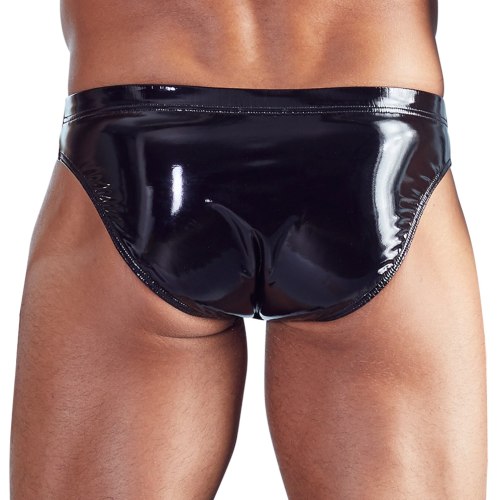 Lakované slipy s odnímatelným poklopcem Black Level