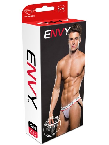 Jocksy s širokou gumou Envy, bílé