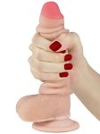Tvarovatelné dildo s pohyblivou kůží a přísavkou Sliding Skin 7"