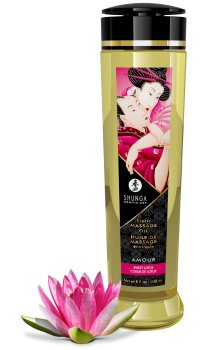 Masážní olej Shunga AMOUR Sweet Lotus – Masážní oleje