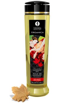 Slíbatelný masážní olej Shunga ORGANICA Maple Delight – Masážní oleje