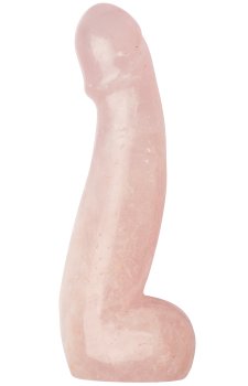 Realistické dildo z růženínu Rose Quartz Penis – Realistická dilda