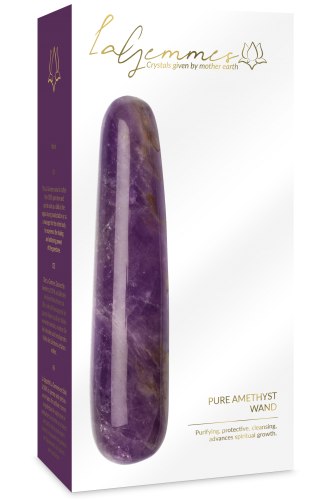 Oboustranné dildo z ametystu Pure Amethyst Wand