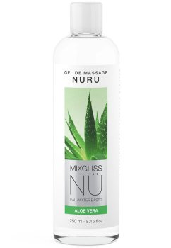 Masážní gel Mixgliss NÜ Nuru Aloe Vera – Masážní gely, emulze