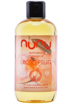 Afrodiziakální masážní olej Nuru Exotic Fruits – Masážní oleje