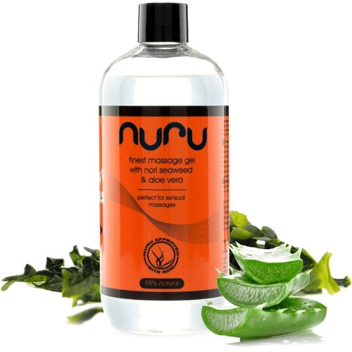 Masážní gel Nuru Nori Seaweed & Aloe Vera, 500 ml