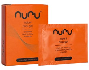 Práškový masážní gel Instant Nuru Gel – Vše na nuru masáž