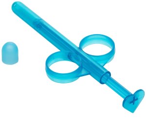 Aplikátor lubrikačního gelu Lube Tube - modrý, 2 ks – Klystýry na anální hygienu