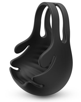 Vibrační návlek na varlata s erekčním kroužkem Fun Bag – Postroje na penis a varlata