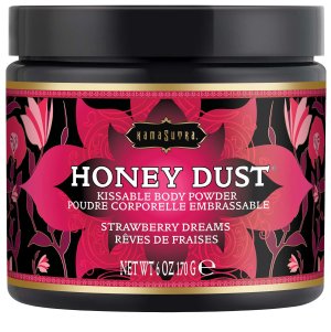 Slíbatelný tělový pudr Honey Dust Strawberry Dreams – Tělové pudry