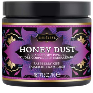 Tělové pudry: Slíbatelný tělový pudr Honey Dust Raspberry Kiss