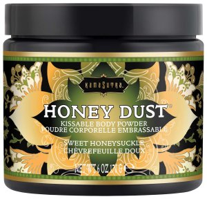 Slíbatelný tělový pudr Honey Dust Sweet Honeysuckle – Tělové pudry