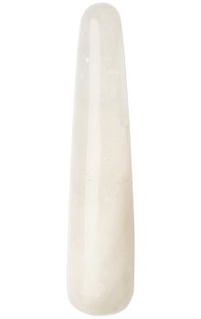 Oboustranné dildo z křišťálu Clear Quartz Wand – Dvojitá a oboustranná dilda