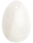 Yoni vajíčko z křišťálu Clear Quartz Egg (L), velké