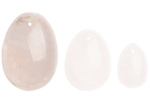 Yoni vajíčko z růženínu Rose Quartz Egg (L), velké – Yoni vajíčka