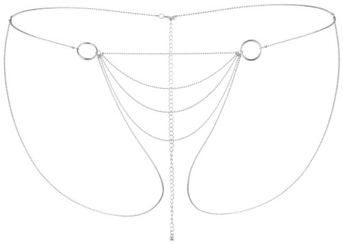 Ozdobné řetízky ve stylu kalhotek Magnifique, stříbrné