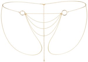 Ozdobné řetízky ve stylu kalhotek Magnifique, zlaté – Řetízky na tělo