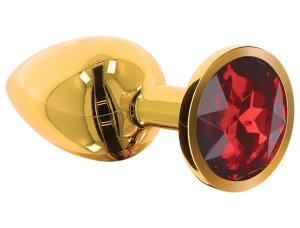 Luxusní kovový kolík se šperkem Taboom, S – Anální kolíky se šperkem