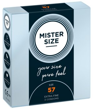 Kondomy MISTER SIZE 57 mm, 3 ks – Klasické kondomy