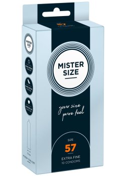 Kondomy MISTER SIZE 57 mm, 10 ks – Klasické kondomy