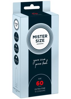 Kondomy MISTER SIZE 60 mm, 10 ks – Klasické kondomy