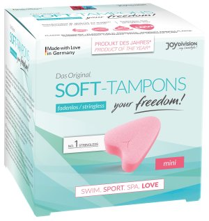 Menstruační houbičky Soft-Tampons MINI, 3 ks – Menstruační tampony (houbičky)