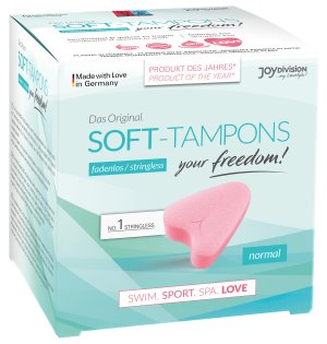 Menstruační houbičky Soft-Tampons NORMAL, 3 ks – Menstruační tampony (houbičky)