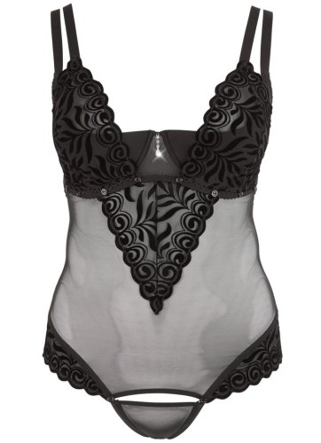 Průsvitné body s odnímatelnými košíčky a rozkrokem