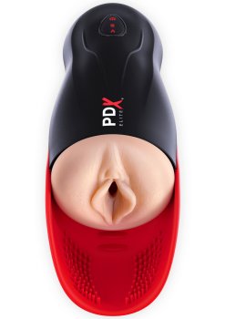 Sací a vibrační masturbátor PDX Elite Fuck-O-Matic – Sací masturbátory pro muže