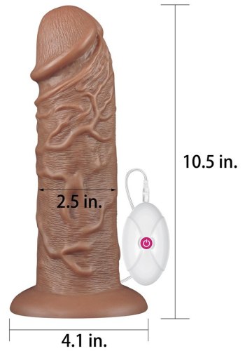 Realistický vibrátor s přísavkou King-Sized Chubby