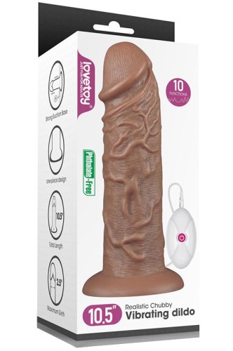 Realistický vibrátor s přísavkou King-Sized Chubby