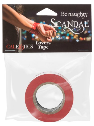 SCANDAL Tenká páska na bondage Lovers Tape, červená