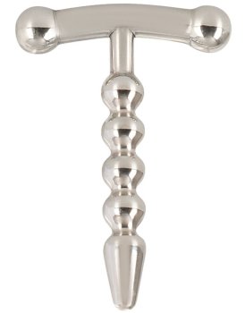 Kovový kolík do penisu ve tvaru kotvy Anchor Small (kuličkový), 8 mm – Kolíky do penisu (penis plugy)