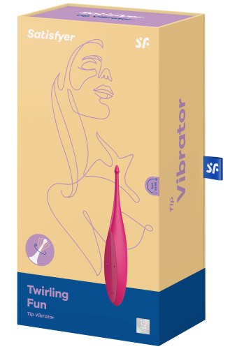 Vibrační stimulátor klitorisu Satisfyer Twirling Fun Magenta