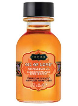 Slíbatelný tělový olej OIL OF LOVE Tropical Mango – Tělové oleje