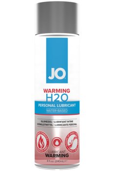 Vodní lubrikační gel System JO Warming H2O – hřejivý – Hřejivé lubrikační gely (prokrvující)
