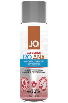 Vodní anální lubrikační gel System JO Warming H2O Anal – hřejivý – Anální lubrikační gely