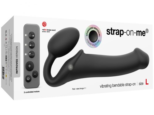 Tvarovatelný samodržící vibrační strapon Strap-On-Me (L)