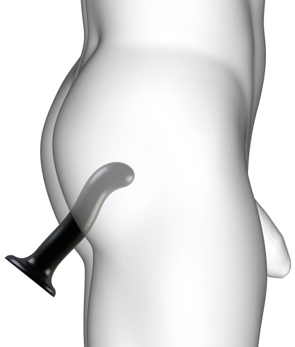 Silikonové dildo na bod G a prostatu Strap-On-Me (velikost XL)