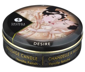 Masážní svíčka Shunga Desire Vanilla Fetish – Masážní svíčky